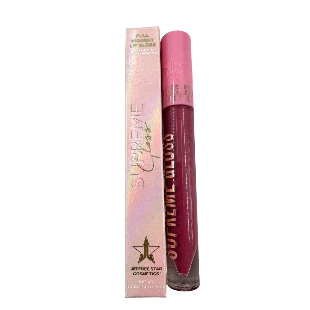 Jeffree Star Supreme Gloss Full Pigment Lip Gloss PLEASE FORGIVE ME .172oz Mauve